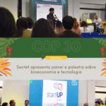 A Sectet participou do painel “Ações de inovação em bioeconomia”, realizado na Techzone