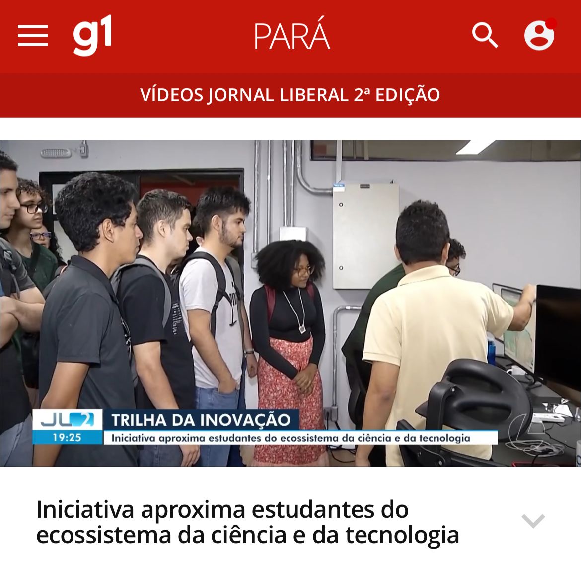 Iniciativa aproxima estudantes do ecossistema da ciência e da tecnologia